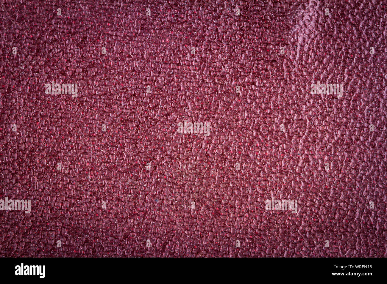 Vecchio rosso pelle artificiale per la copertina del libro di sfondo texture Foto Stock