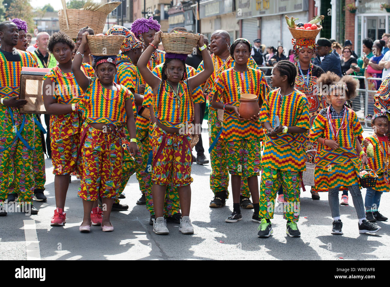 Hackney West Indian Carnival Londra Foto Stock