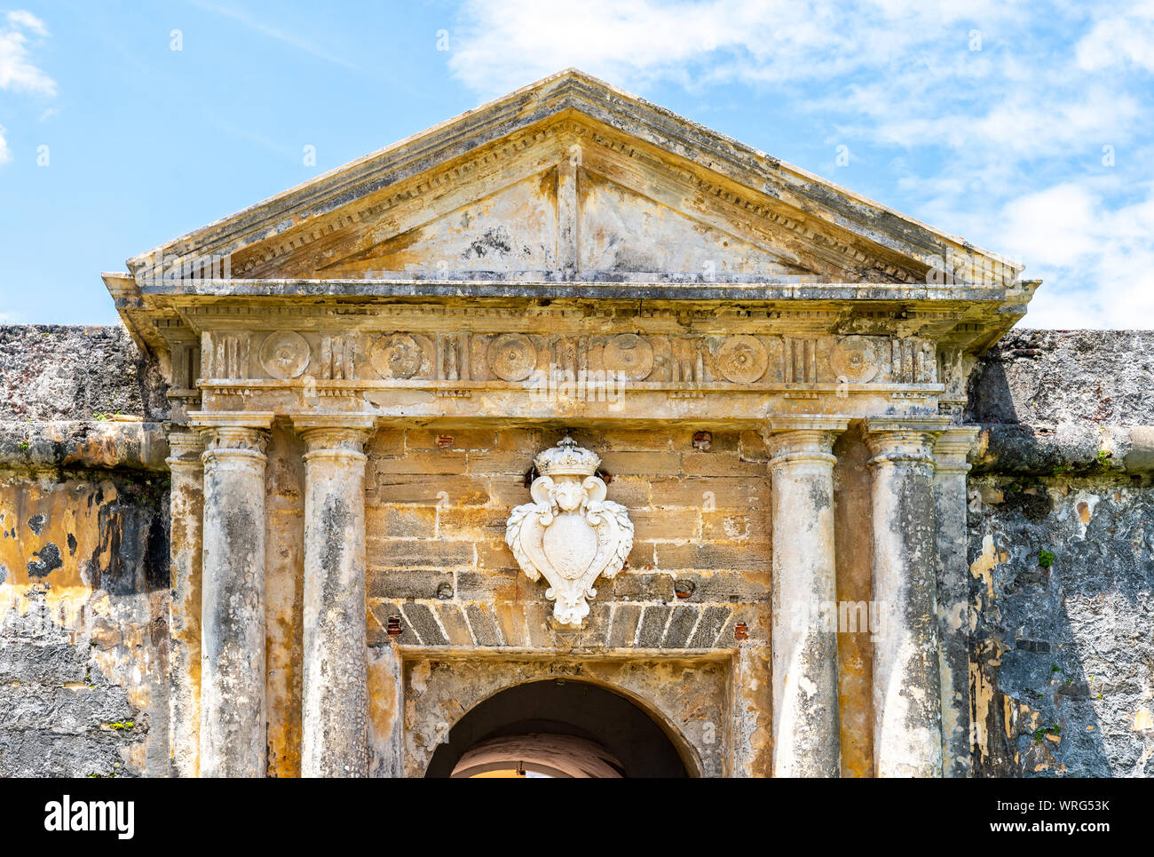 Fort San Felipe del Morro, Puerto Rico. Foto Stock