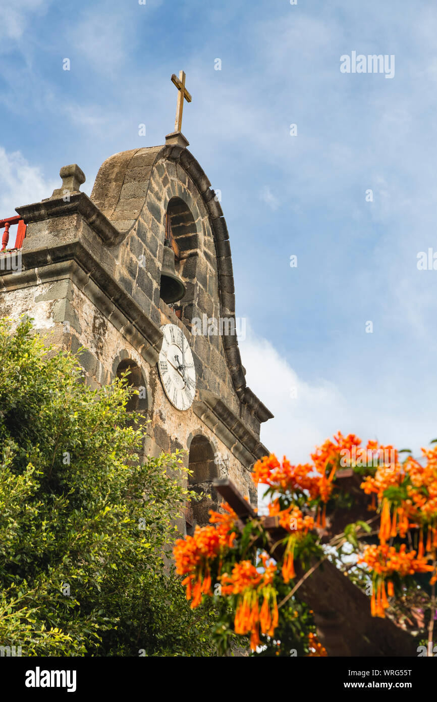 La chiesa Iglesia de Nuestra Senora de los Remedios in Los Llanos, La Palma, Spagna. Foto Stock