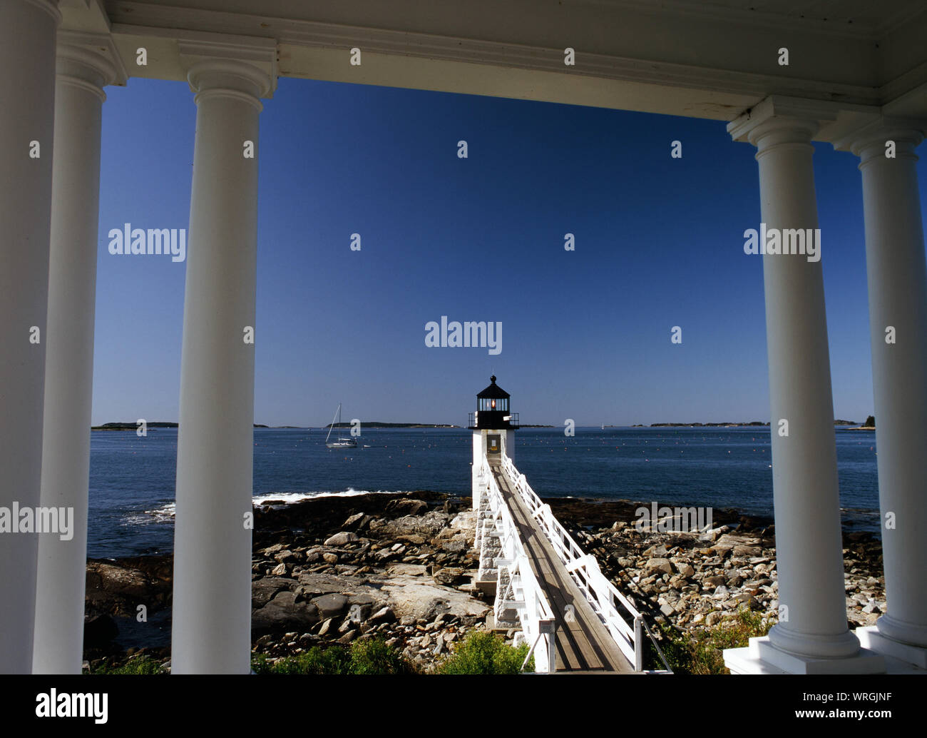 Marshall Point Lighthouse Foto Stock
