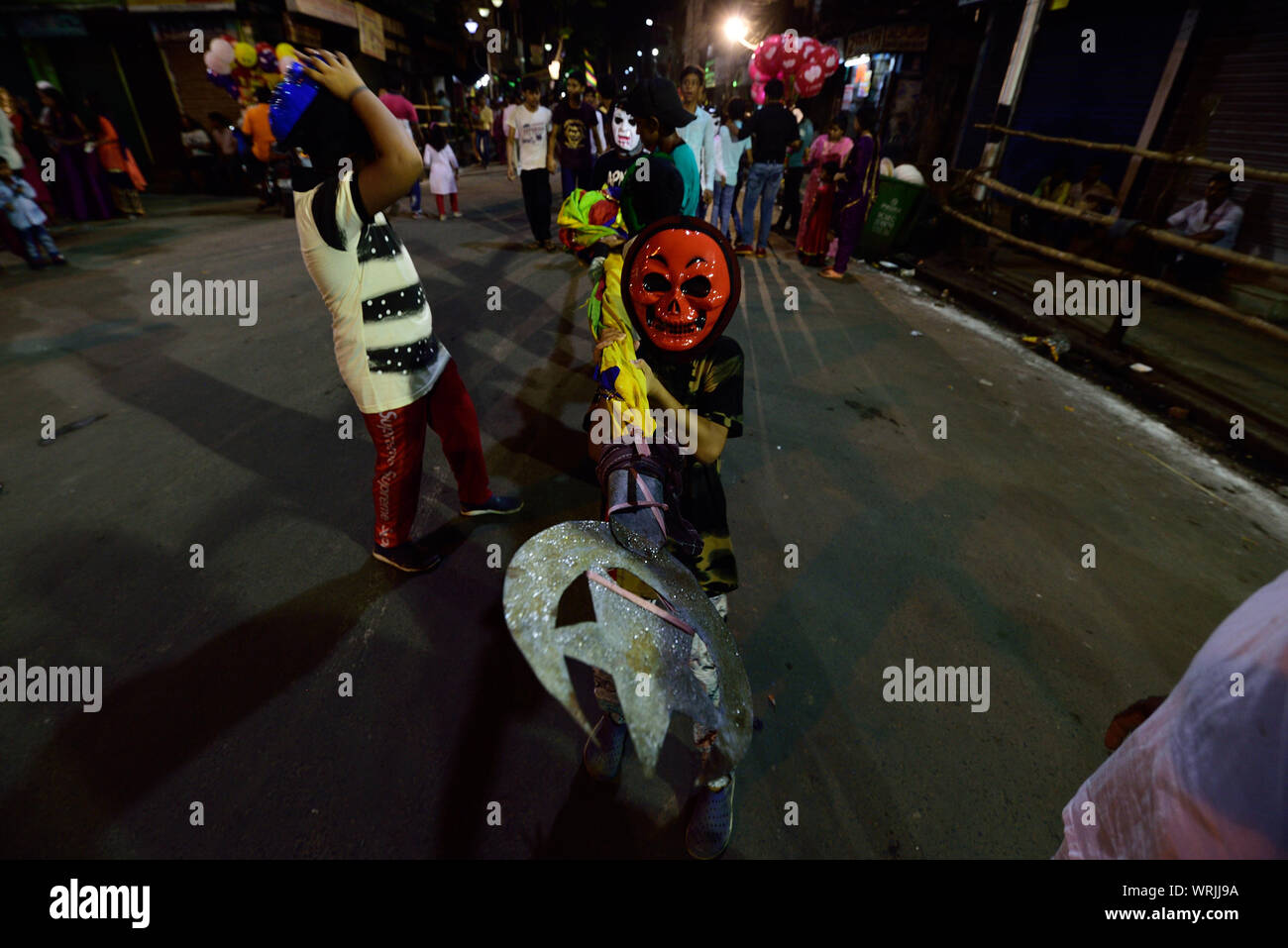 Kolkata, West Bengal, India. Decimo Sep, 2019. Musulmani indiani durante Muharram processione in Kolkata su 10/09/2019 Credit: Sumit Sanyal/ZUMA filo/Alamy Live News Foto Stock
