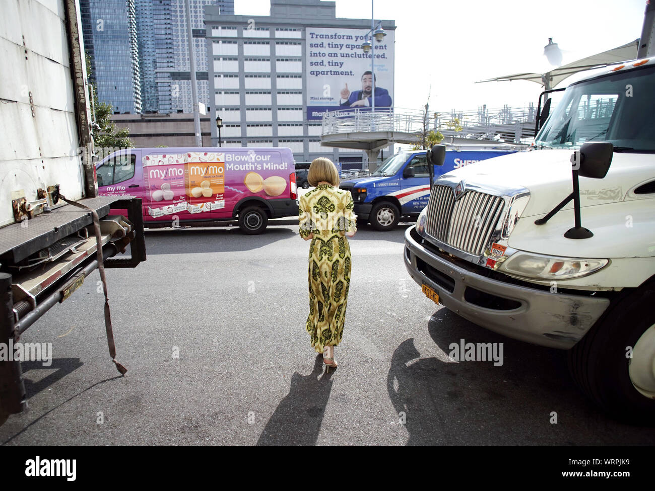 New York, Stati Uniti. Decimo Sep, 2019. Anna Wintour esce la S di Serena Williams sfilata di moda al Metropolitan West639 durante la settimana della moda di New York: La mostra il Martedì, 10 settembre 2019 a New York City. Foto di Giovanni Angelillo/UPI Credito: UPI/Alamy Live News Foto Stock