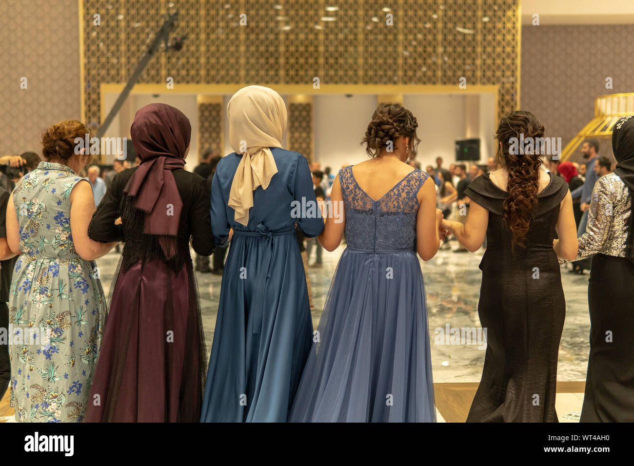 Un matrimonio curda nel Kurdistan nord - sud est della Turchia - Diyarbakir Foto Stock