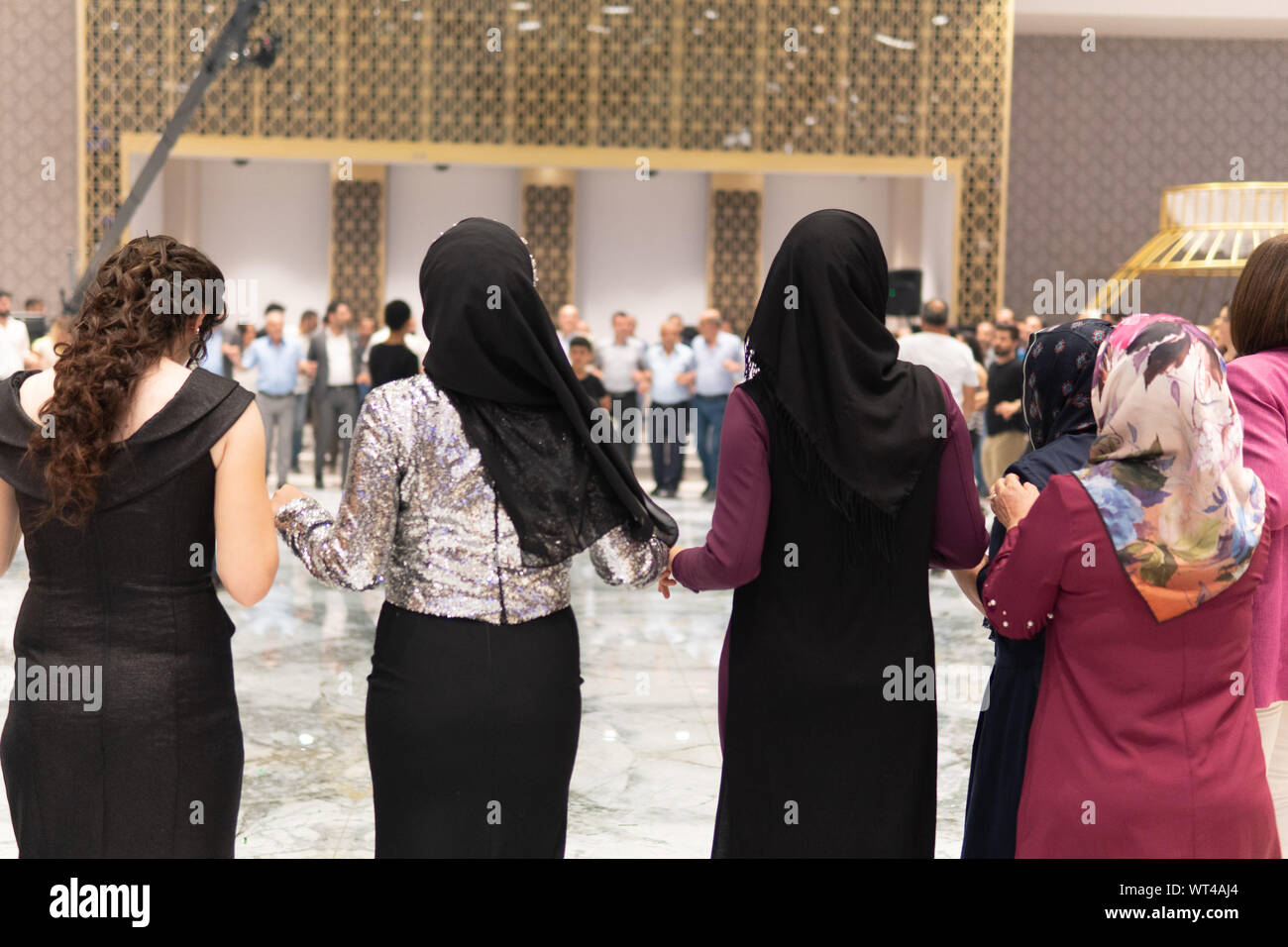 Un matrimonio curda nel Kurdistan nord - sud est della Turchia - Diyarbakir Foto Stock