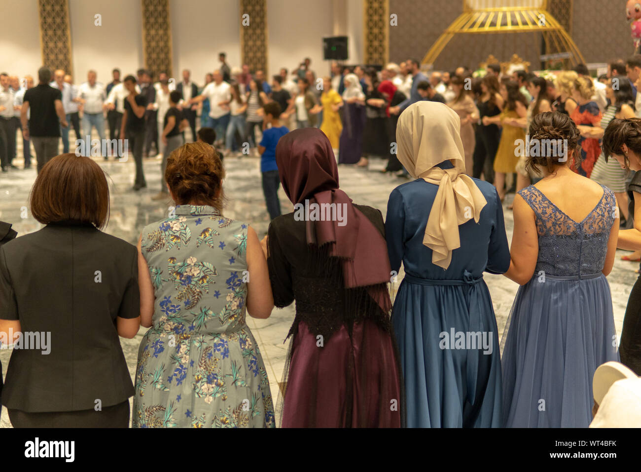 Un matrimonio curda nel Kurdistan nord - sud est della Turchia - Diyarbakir Foto Stock