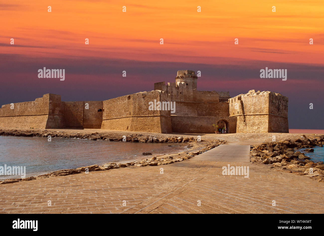 Le Castella da Calabria-Italy Foto Stock