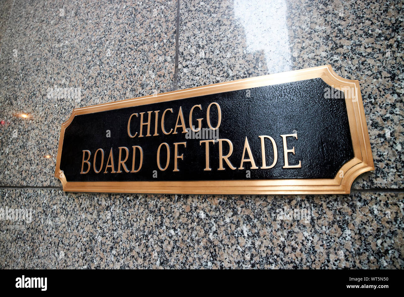 Chicago Board of Trade building Chicago Illinois USA Foto Stock