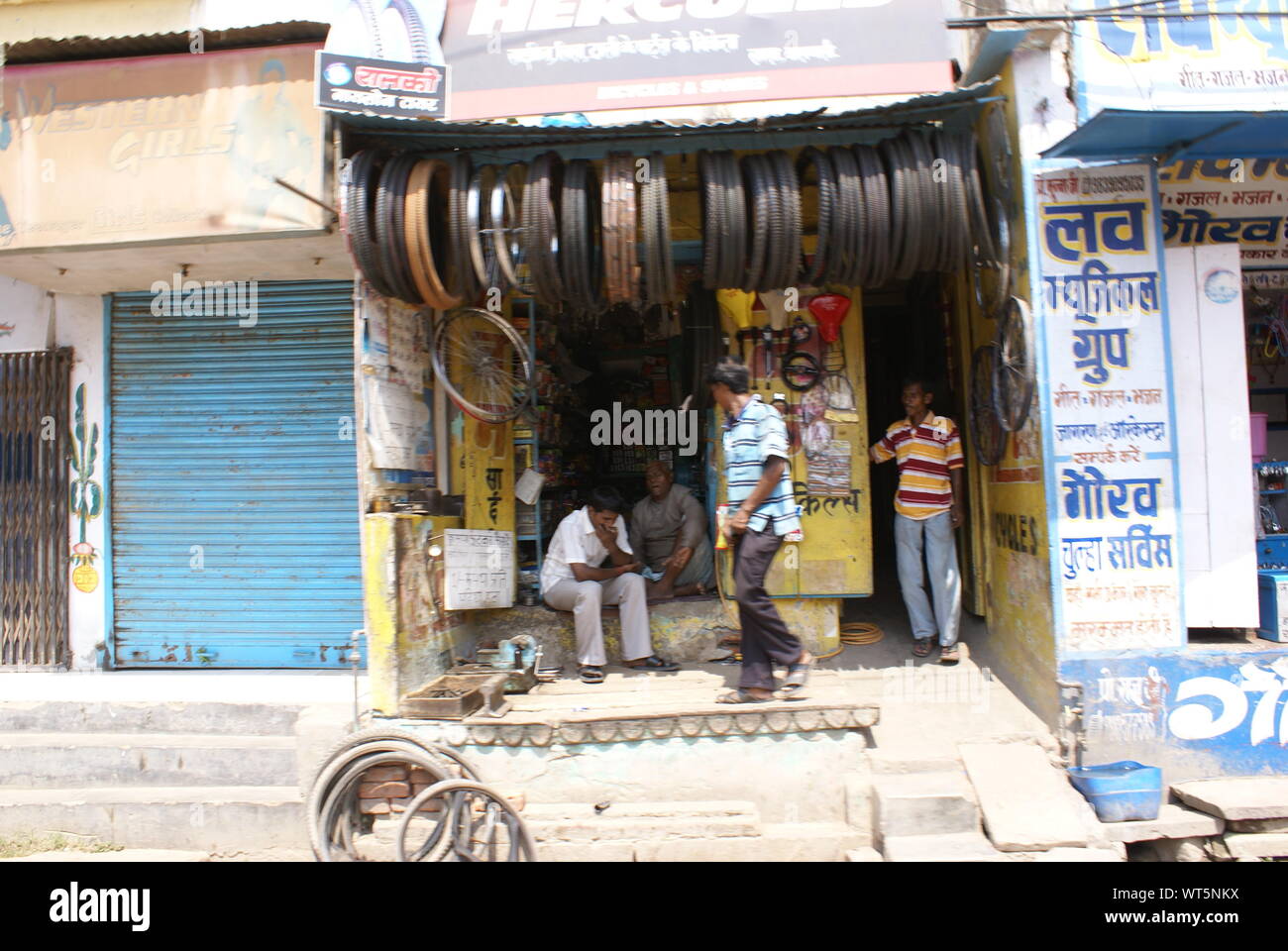 La Vecchia Delhi, Varanasi, India Foto Stock