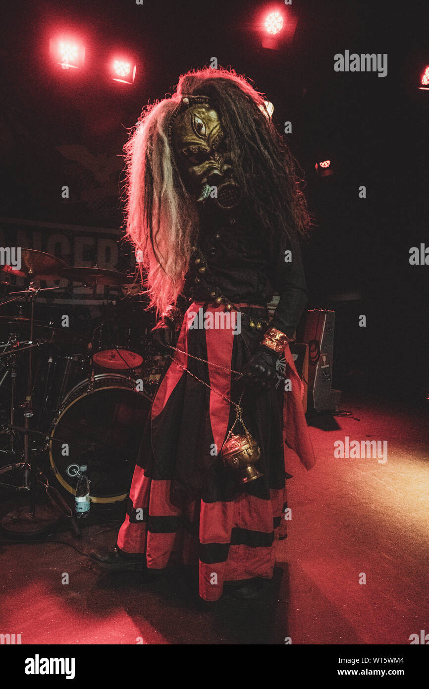 Copenhagen, Danimarca. 22nd, marzo 2019. Il Nepalese banda metallica lato inferiore esegue un concerto dal vivo in Hotel Cecil in Copenhagen. (Photo credit: Gonzales foto - Nikolaj Bransholm). Foto Stock