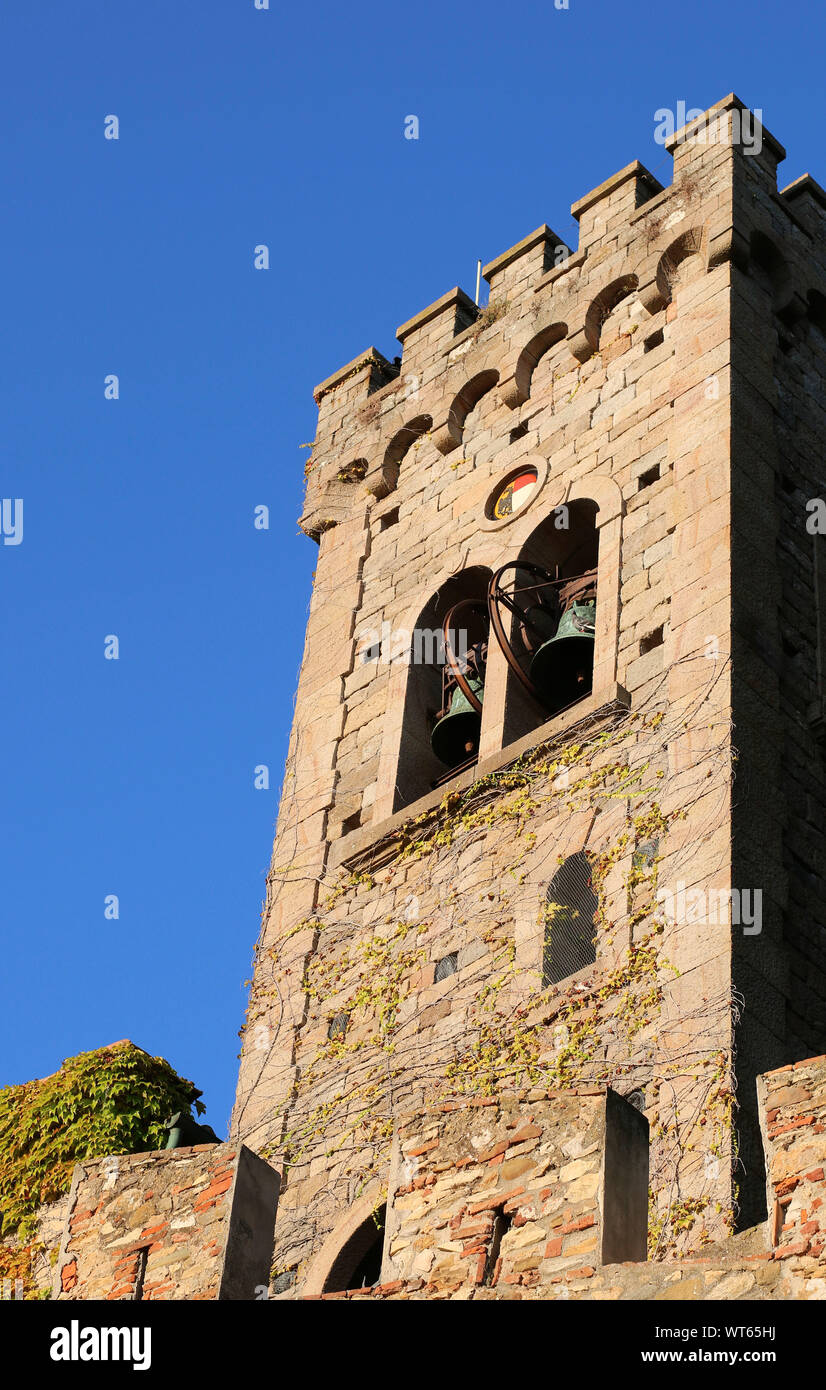 Chiesa di San Lorenzo in Castagneto Carducci, Toscana, Italia Foto Stock