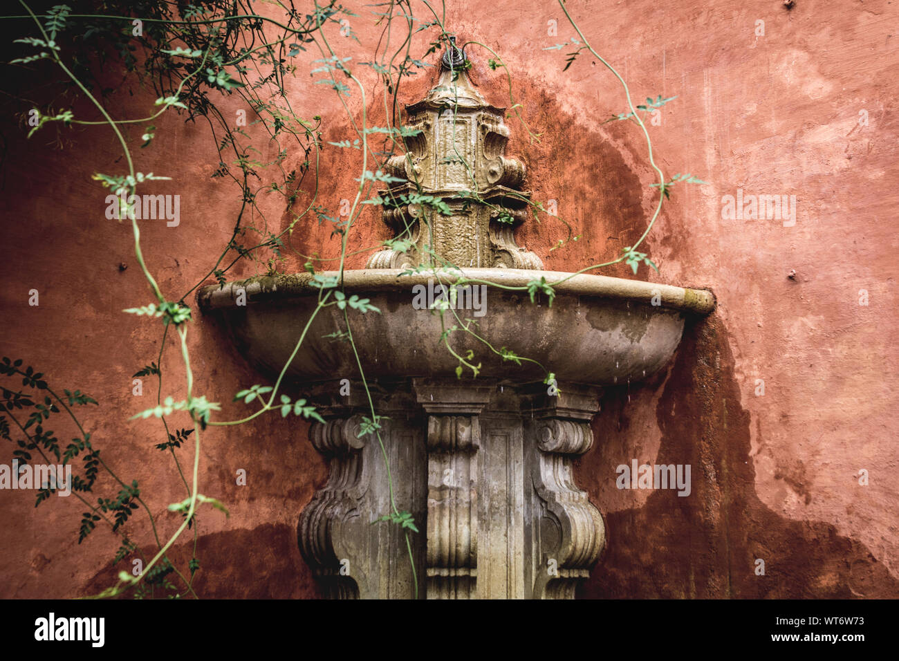 Fontana di acqua a Siviglia, Spagna Foto Stock