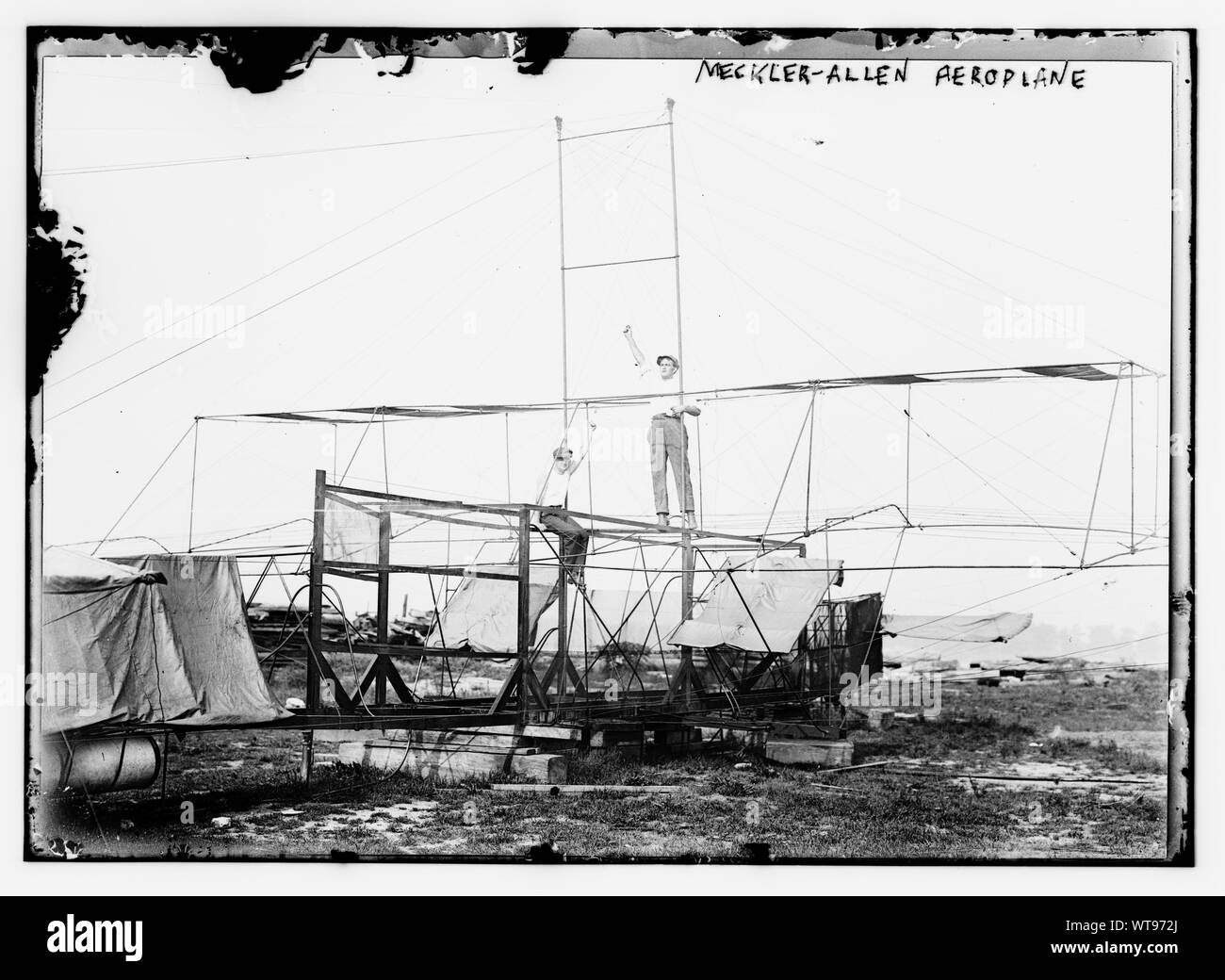 Meckler-Allen aeroplano Foto Stock