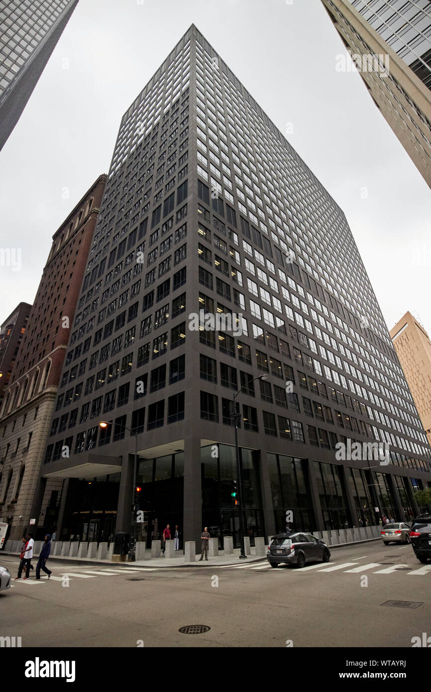 Dirksen Federal Courthouse Centro Federale di Chicago, Illinois, Stati Uniti d'America Foto Stock