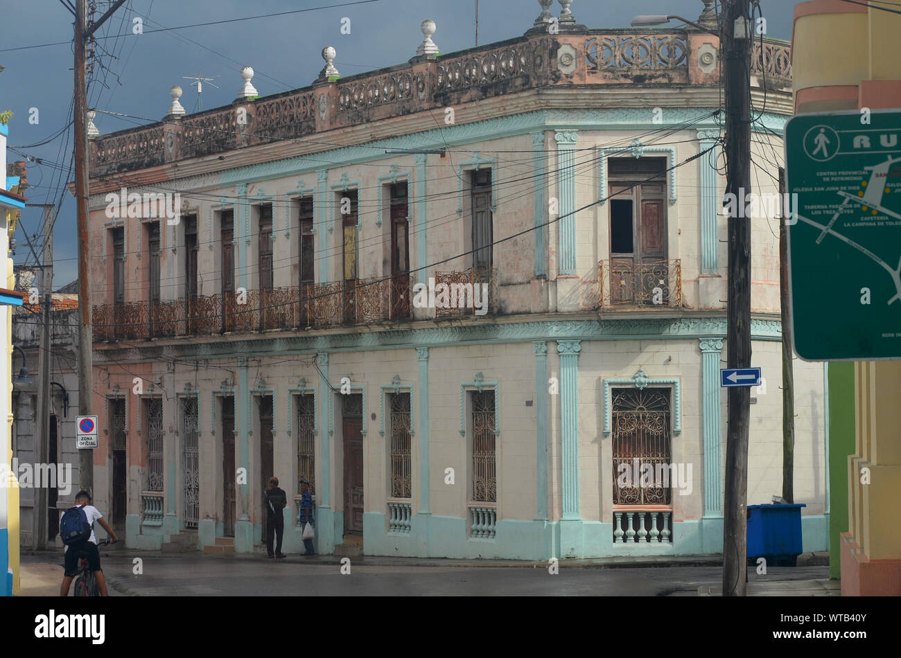 Città vecchia di Camagüey (Cuba), un sito Patrimonio Mondiale dell'UNESCO Foto Stock