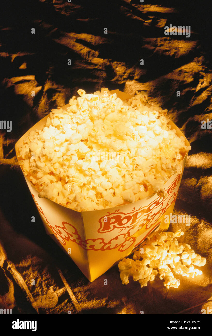 Scatola di Popcorn Foto Stock