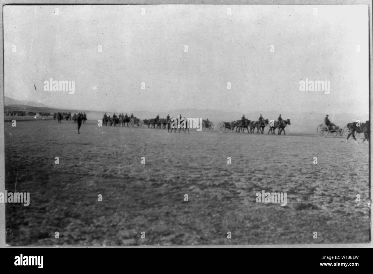 Messicano-campagna negli Stati Uniti dopo la Villa, 1916 Foto Stock