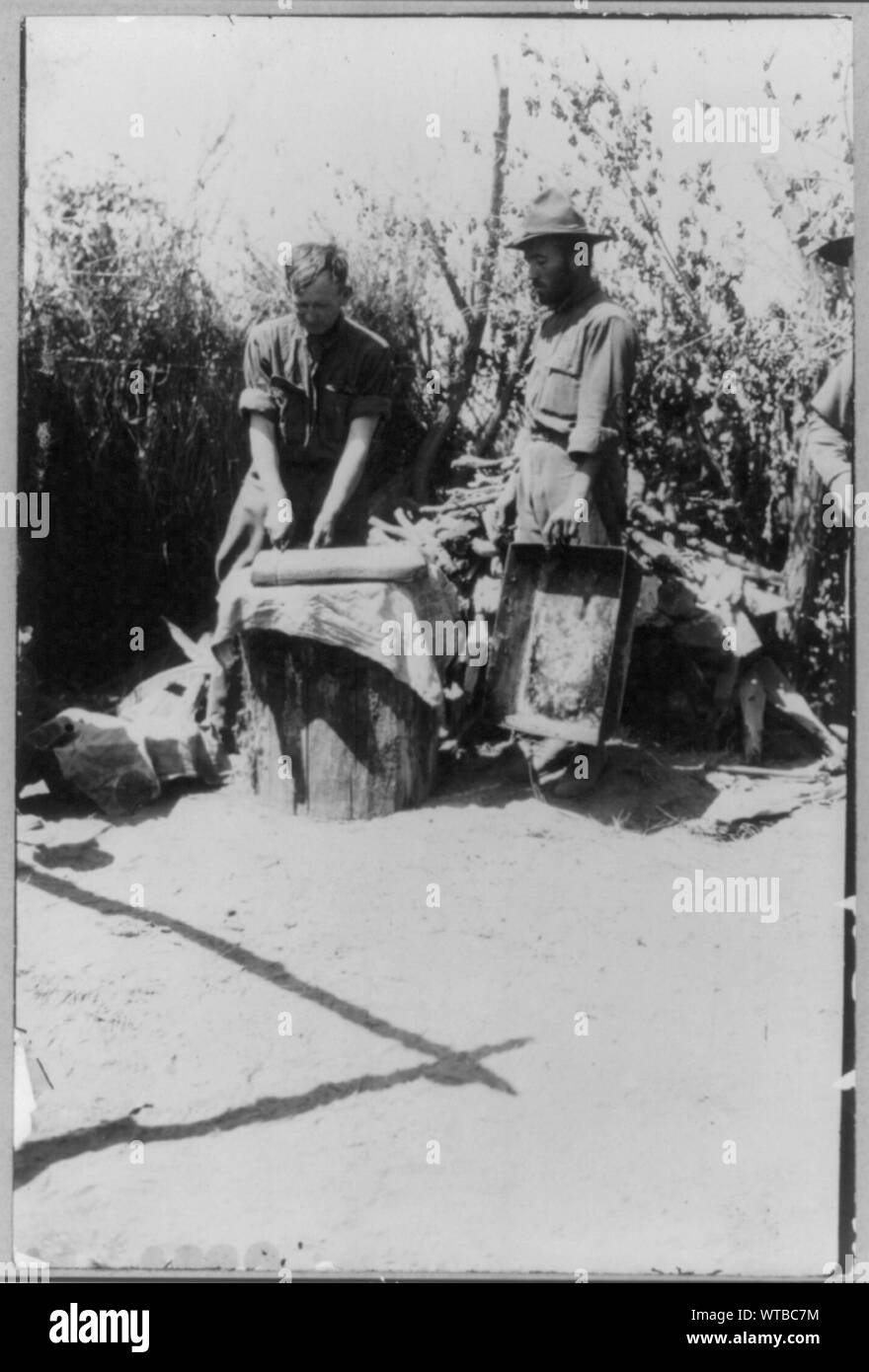Messicano-campagna negli Stati Uniti dopo la Villa, 1916 Foto Stock