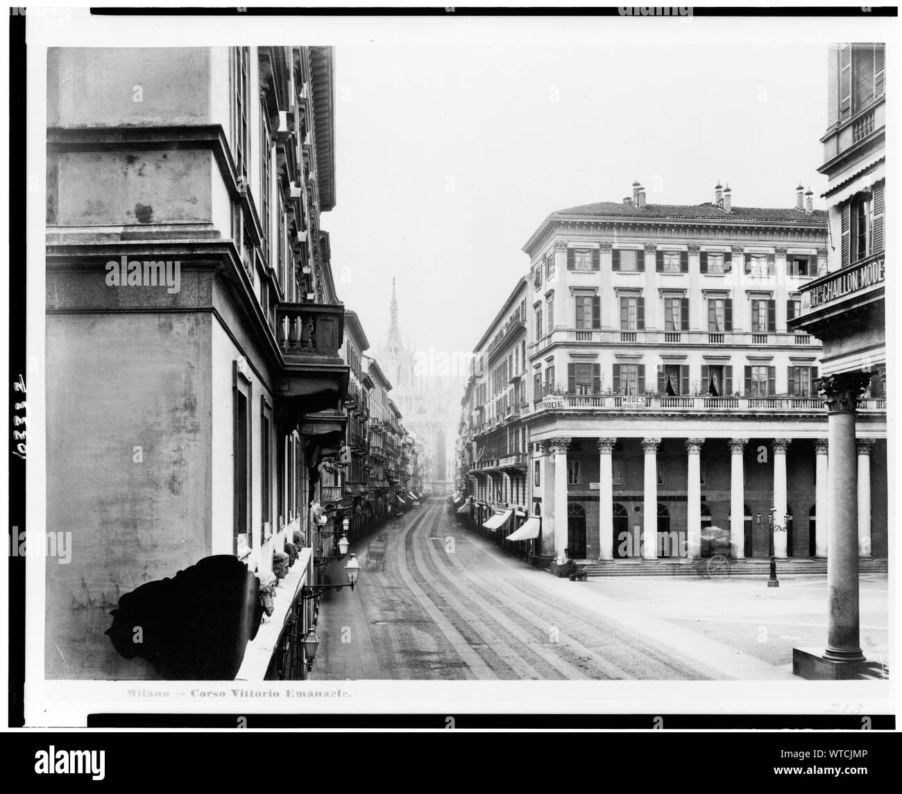 Milano - Corso Vittorio Emanuele Foto Stock