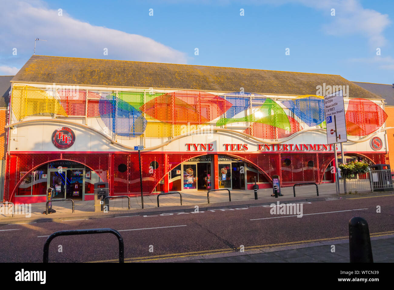 "Tyne Tees divertimenti' divertimento arcade a Whitley Bay Foto Stock