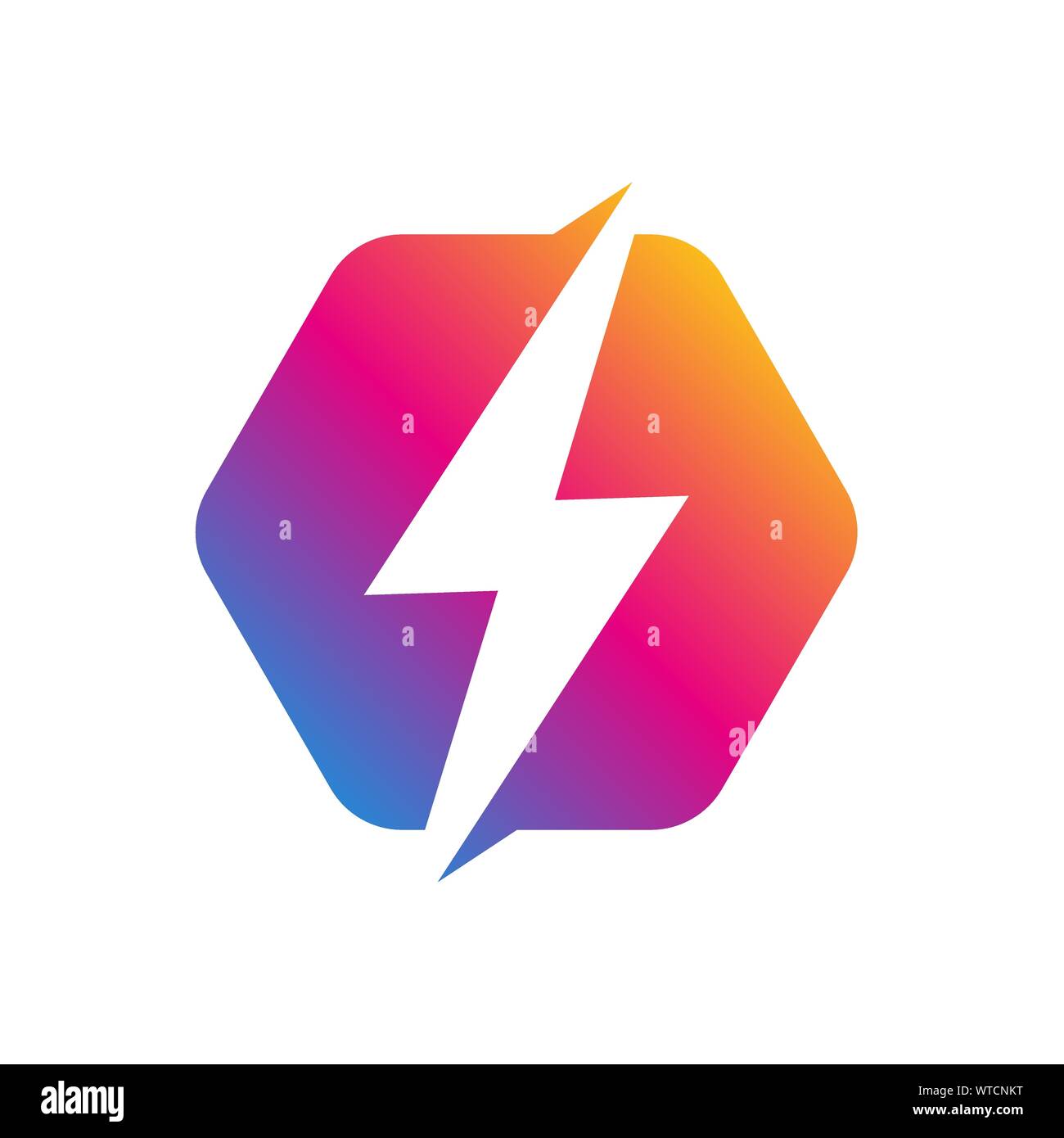 Logo Flash design astratti template vettoriale. Vite di illuminazione icona. Il logo Thunder energia elettrica velocità rapida logotipo concetto. Vettore. EPS 10 Illustrazione Vettoriale