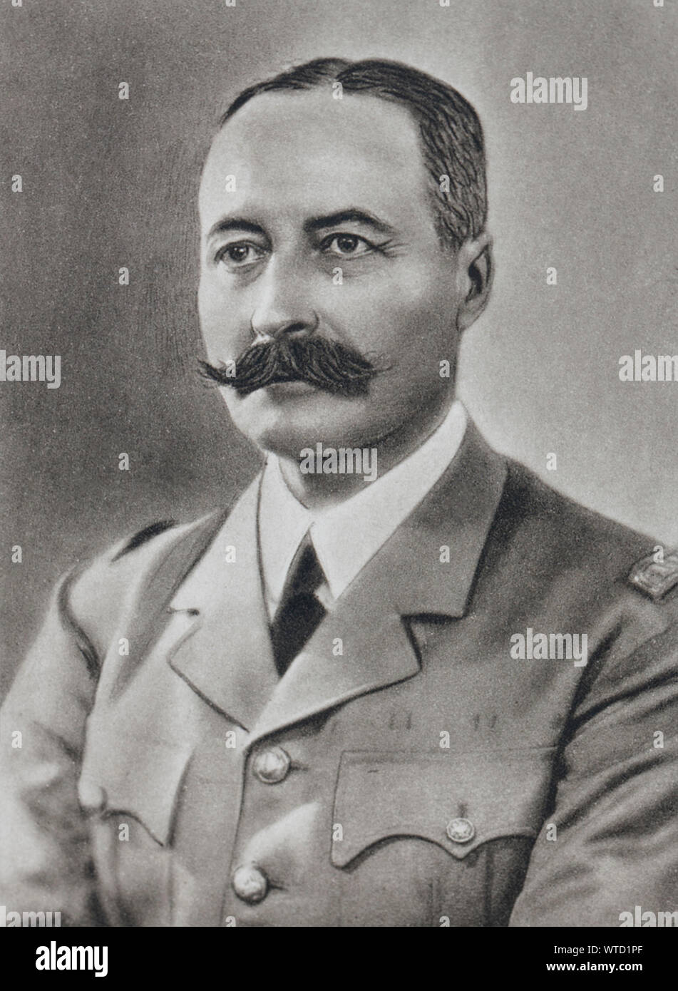 Generale Giraud, comandante della 7th, poi il nono esercito francese. Foto Stock