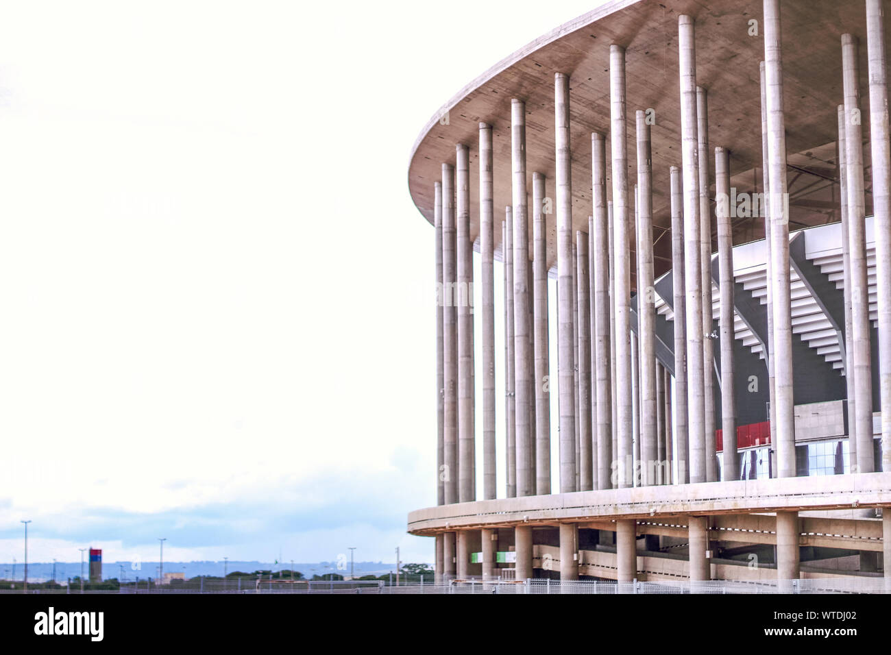Foto del National Stadium nella città di Brasilia, noto anche come: 'Mané Garrincha'. Foto Stock