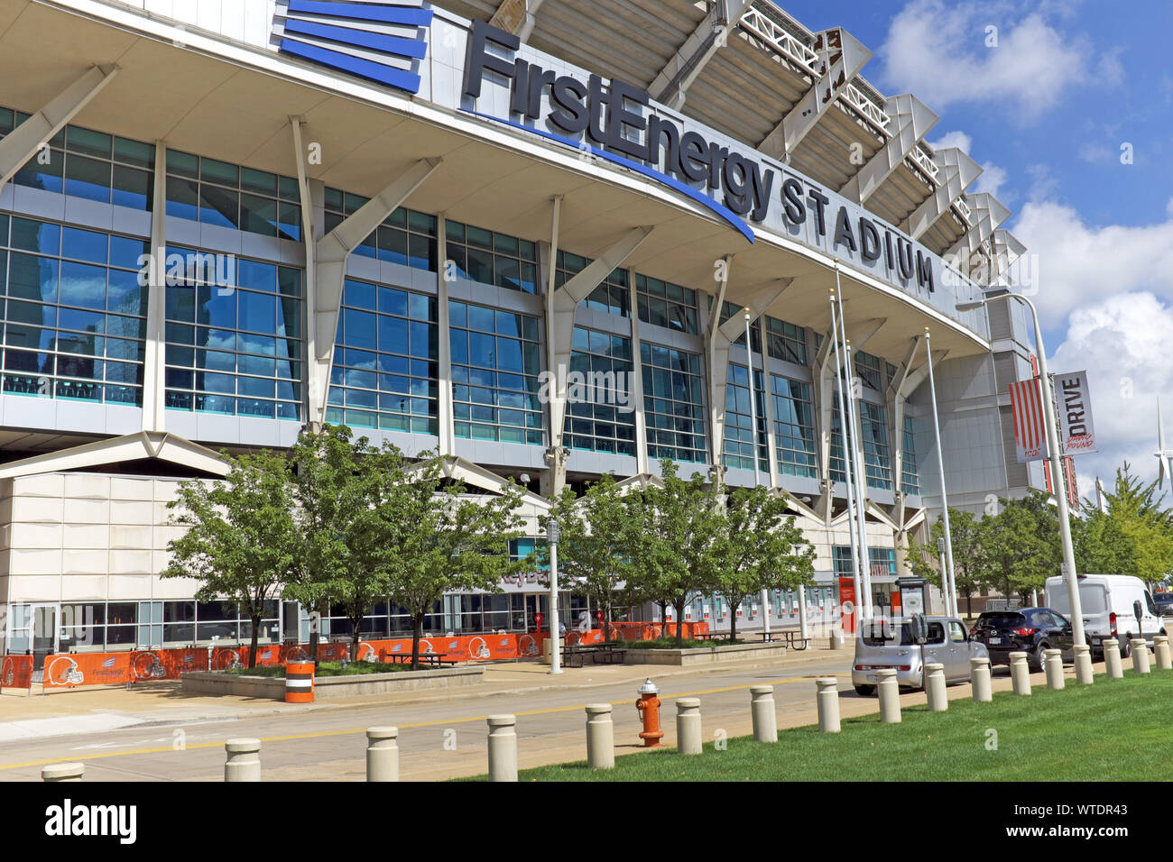 FirstEnergy Stadium, casa dei Cleveland Browns, in Cleveland, Ohio, USA. Foto Stock