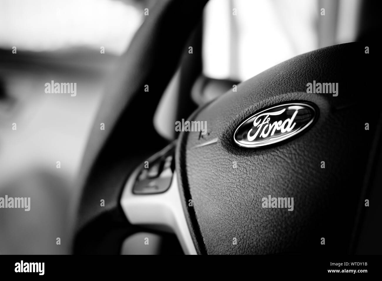 Brasilia, del Distretto Federale - Brasile. Circa 2019. Fotografia della parte interna di una Ford Ka Se 2019. Foto Stock