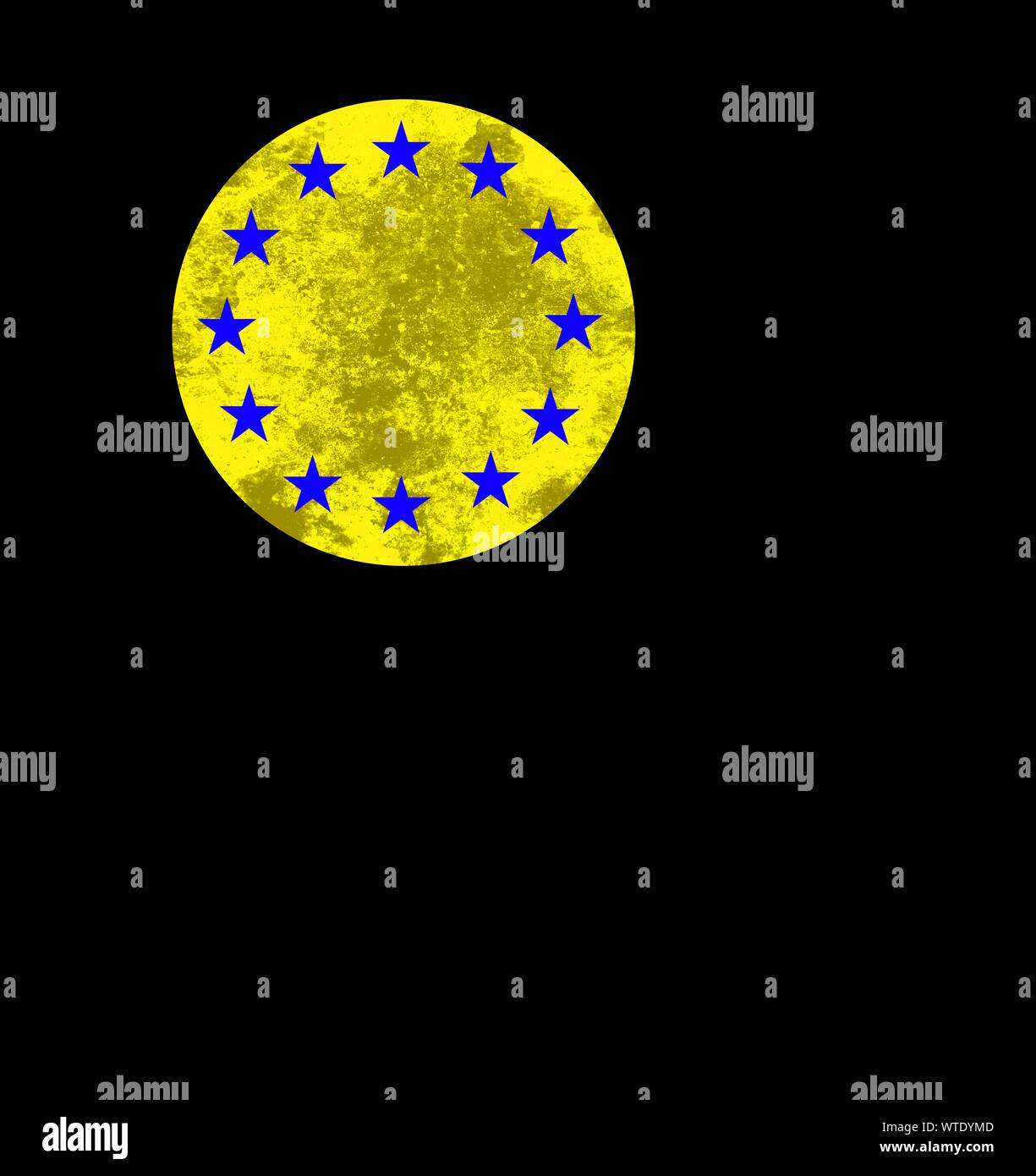 Impronte digitali, le impronte digitali alla bandiera nazionale di colori Foto Stock