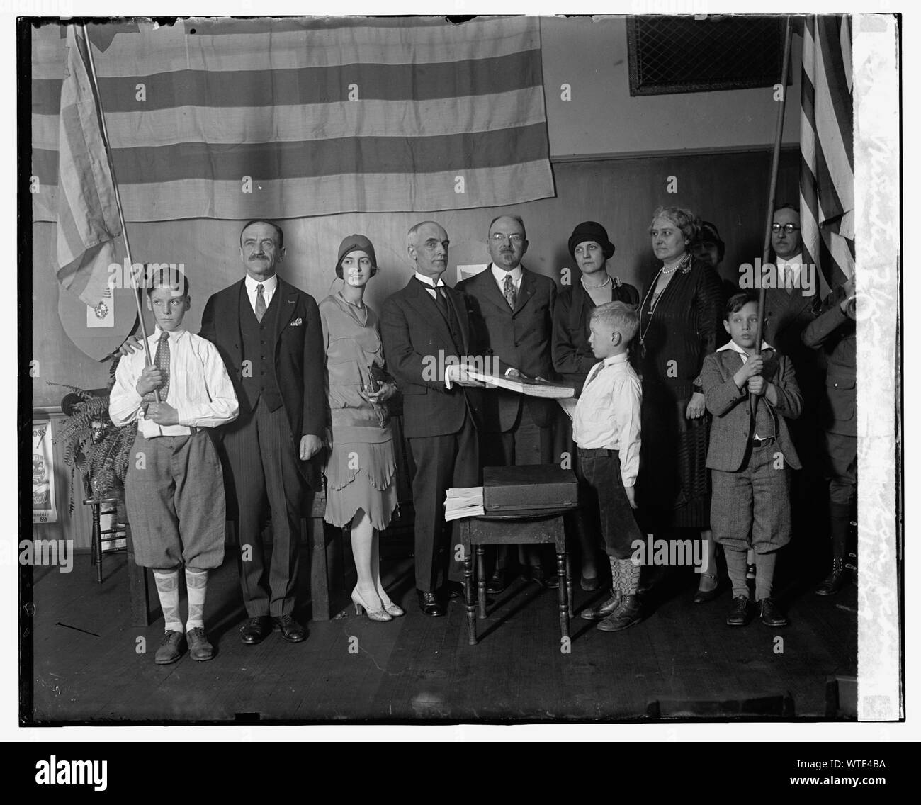 Il ministro dell' Uruguay in Jackson Scuola, 2/19/29 Foto Stock