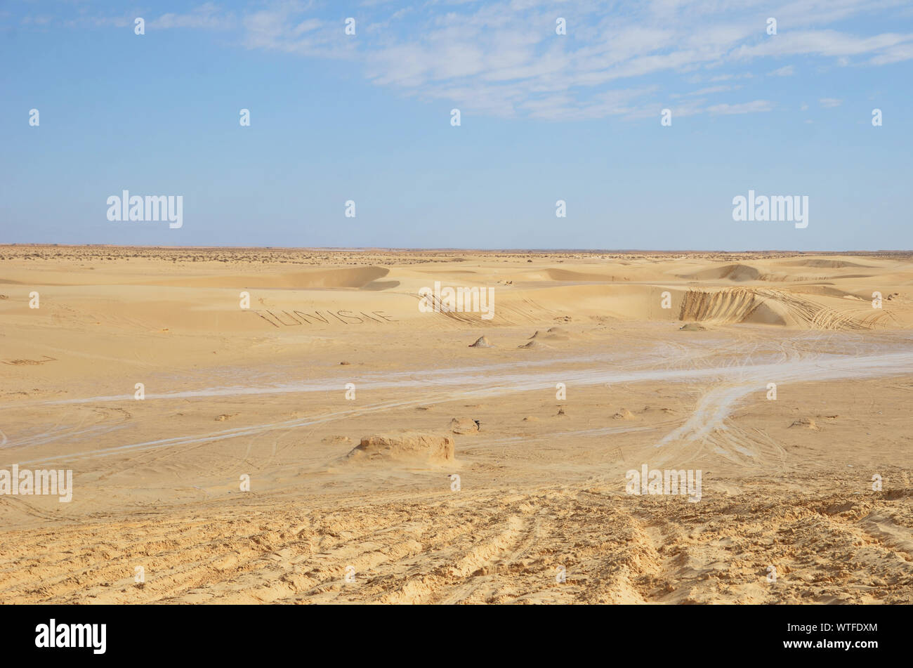 Deserto tunisino Sahara Foto Stock