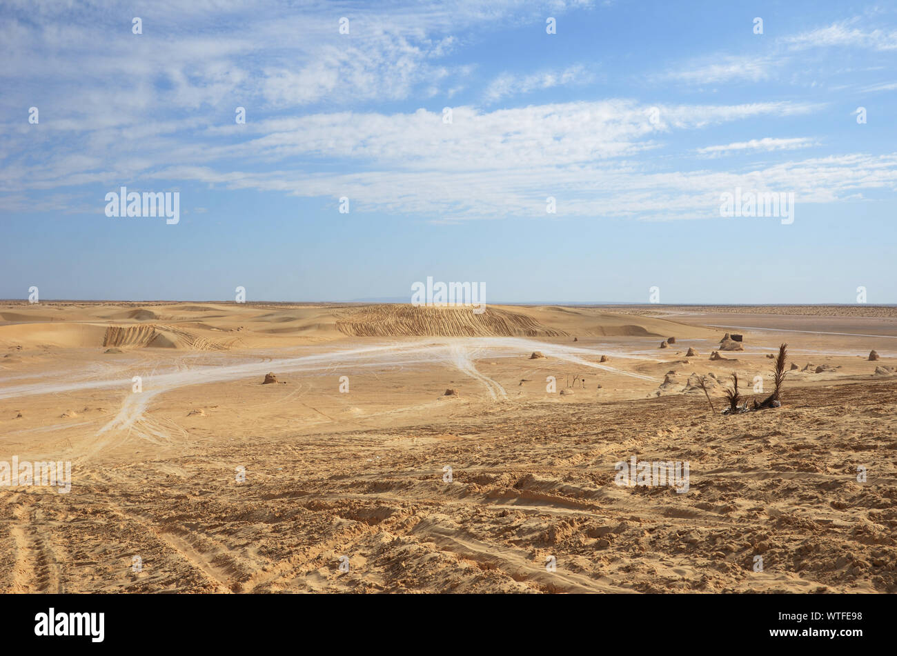 Deserto tunisino Sahara Foto Stock