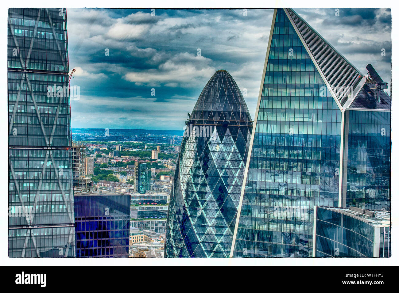 Vista sullo Sky Garden Foto Stock