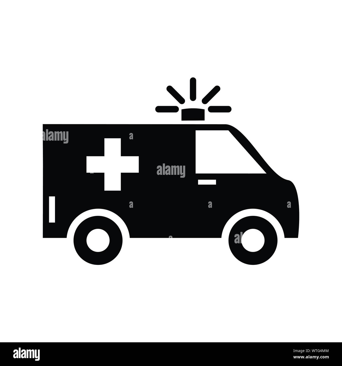 Ambulanza icona Vettore Illustrazione Vettoriale