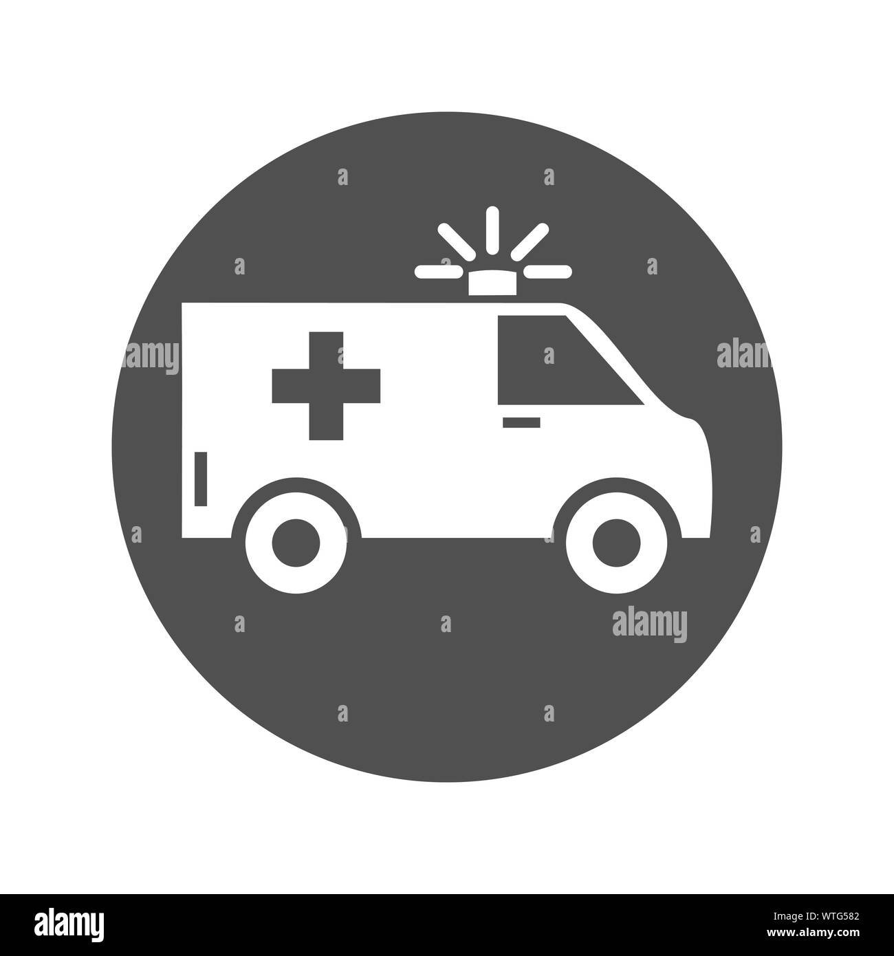Ambulanza icona Vettore Illustrazione Vettoriale