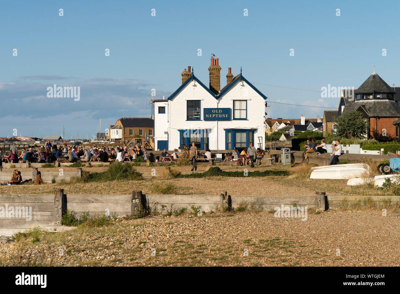 Il vecchio Nettuno, whitstable kent, England, Regno Unito Foto Stock