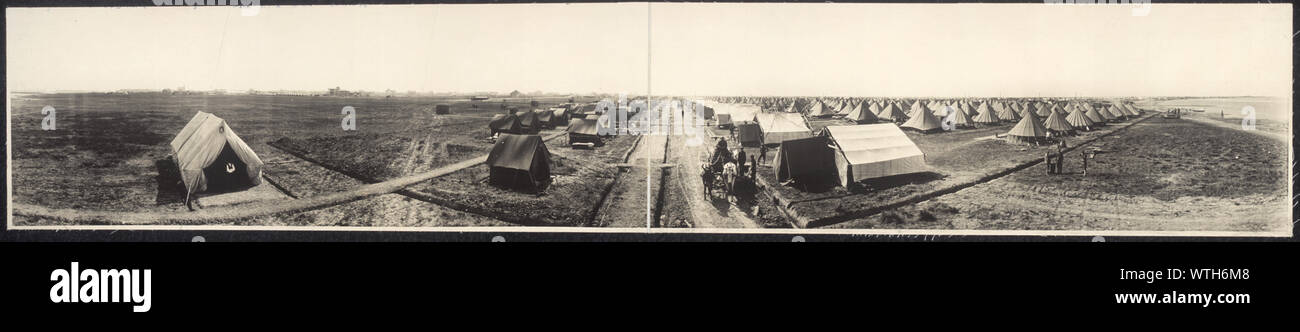 Mobilitazione camp, XXIII Fanteria e aviazione Squadron; Foto Stock