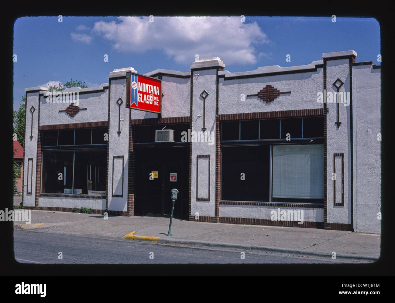 Montana di vetro, West 25th Street, Billings, Montana Foto Stock