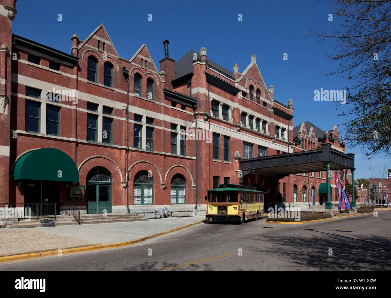 Montgomery Union Station e Trainshed, Montgomery, Alabama Foto Stock
