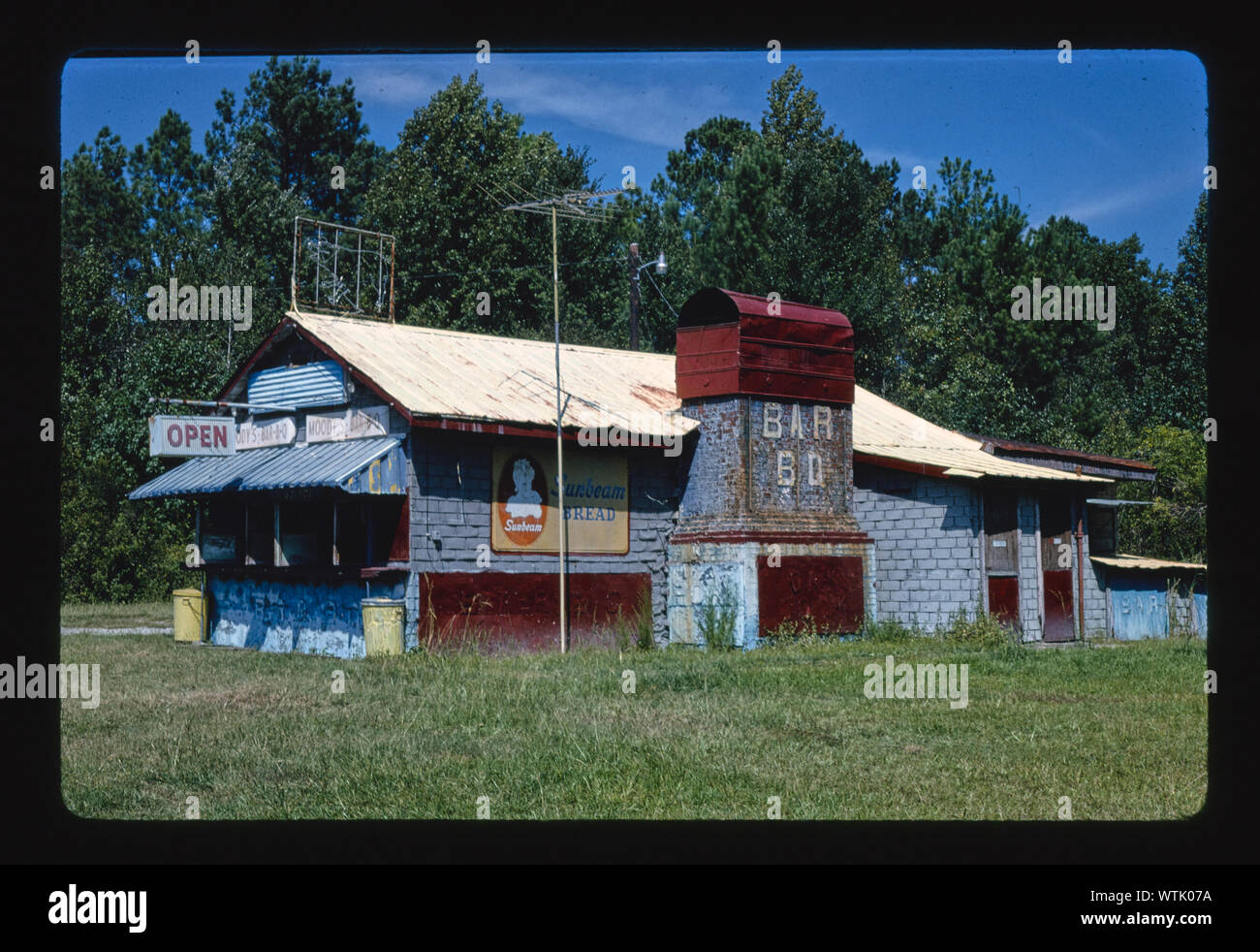 Moody's Bar-B-Q, Route 17, Woodbine, Georgia Foto Stock