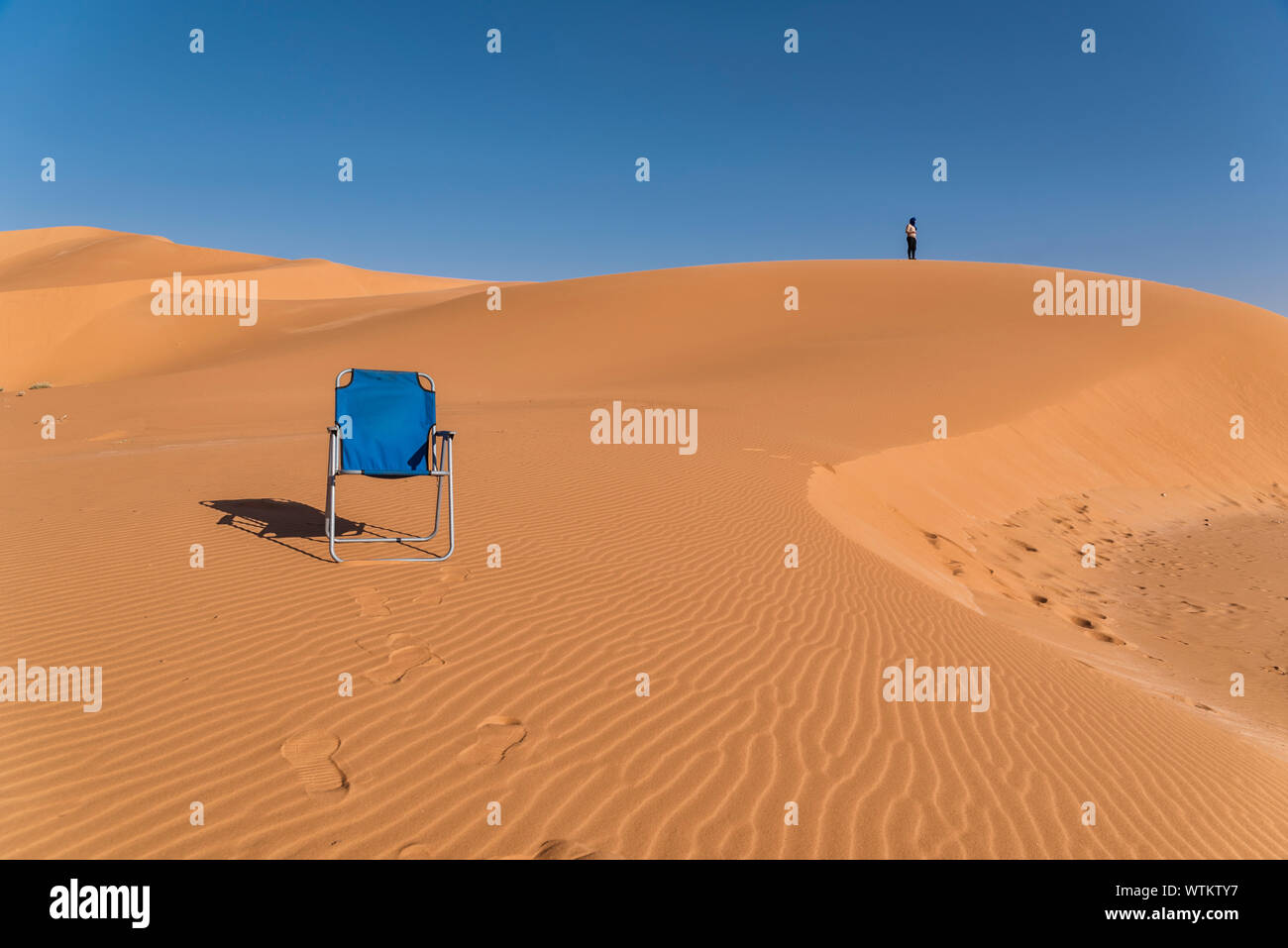 Il deserto in Algeria sahara Foto Stock