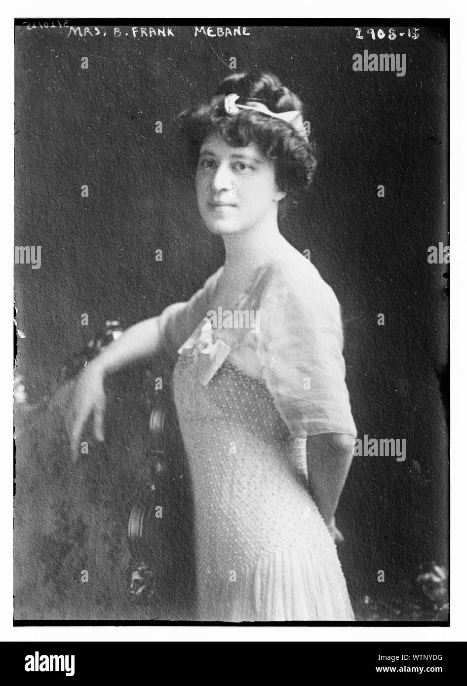 La sig.ra B. Frank Mebane Foto Stock