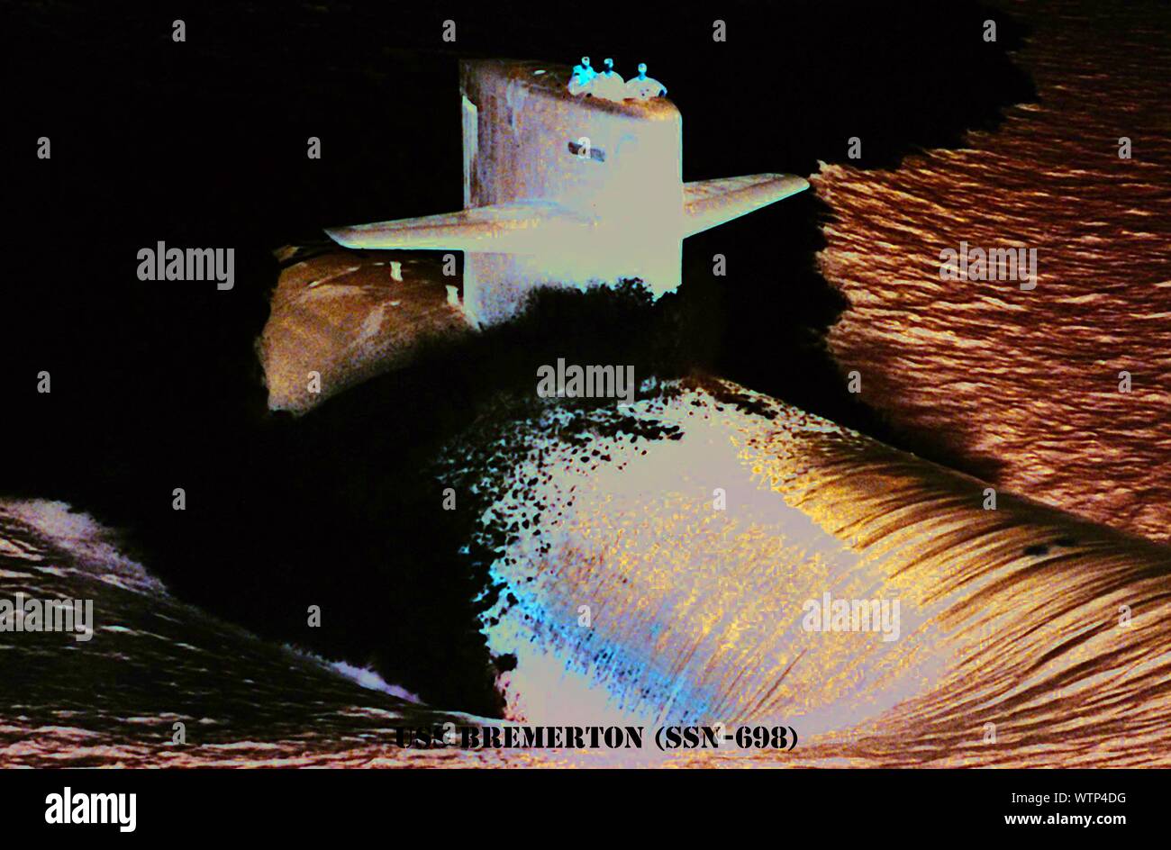 USS BREMERTON (SSN-698) Foto Stock