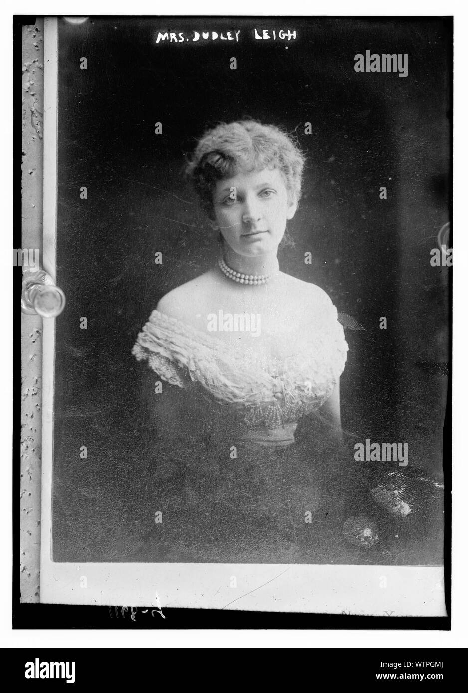 La sig.ra Dudley Leigh Foto Stock