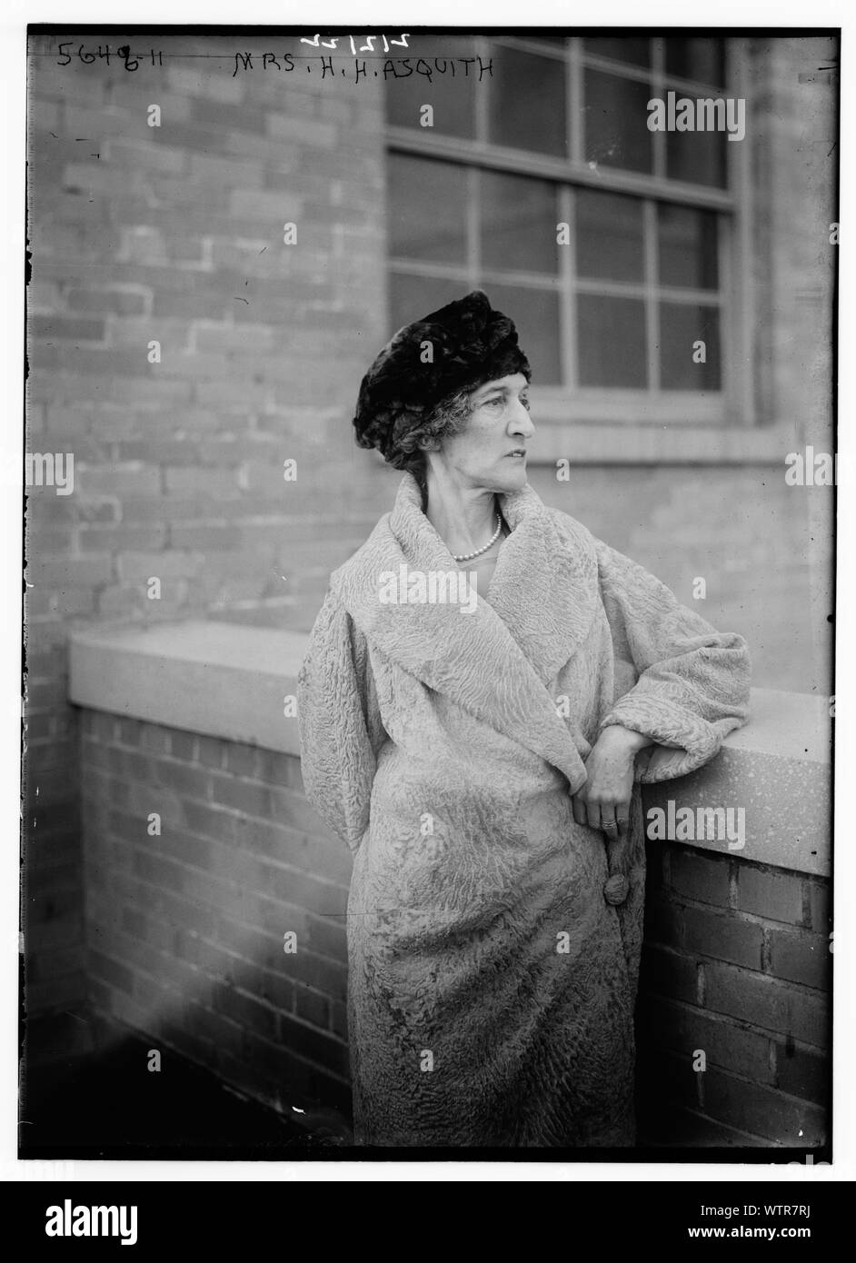 La sig.ra H.H. Asquith Foto Stock