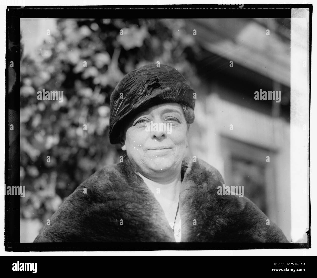 La sig.ra H.H. McClure, 1/18/21 Foto Stock