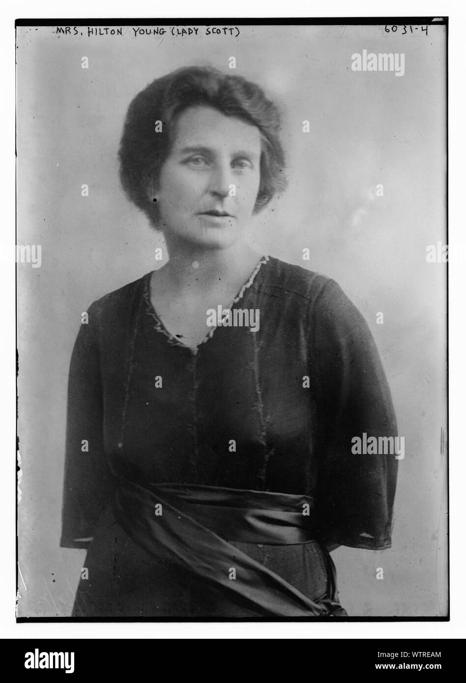 La sig.ra Hilton giovani (Lady Scott) Foto Stock