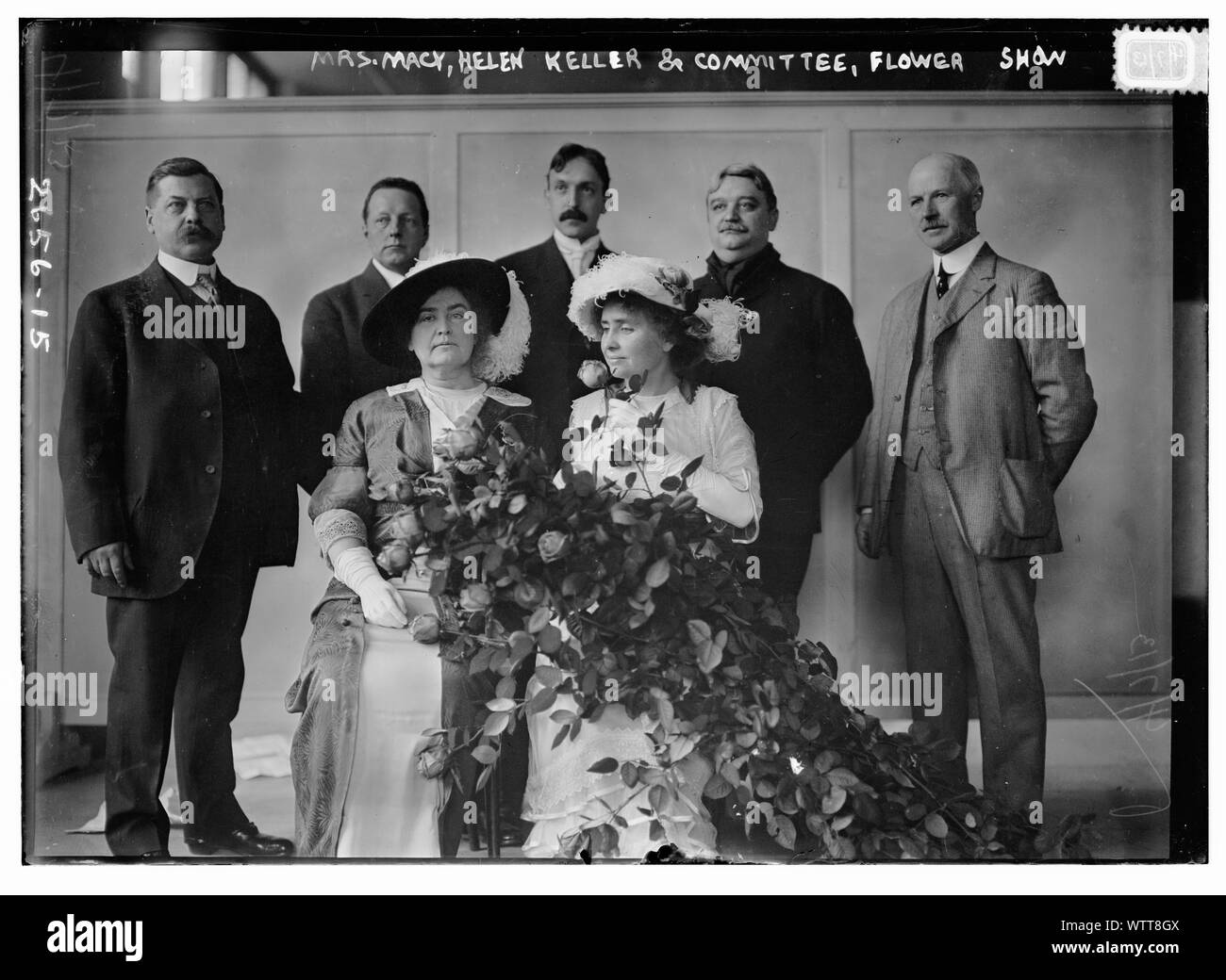 La sig.ra Macy, Helen Keller & Comitato, Flower Show Foto Stock