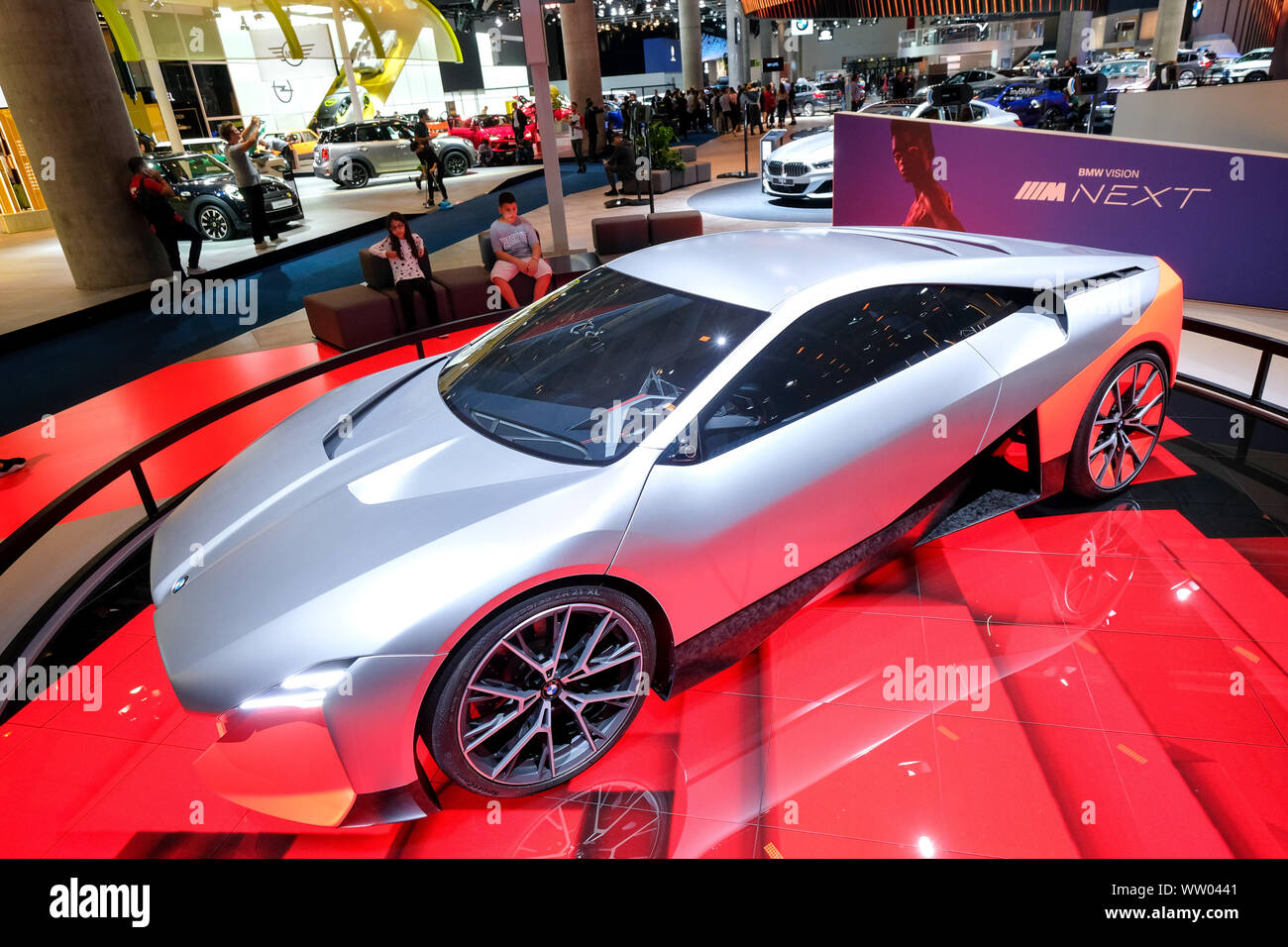 BMW concept car sulla IAA 2019 Salone internazionale dell'automobile, Frankfurt am Main, Germania Foto Stock